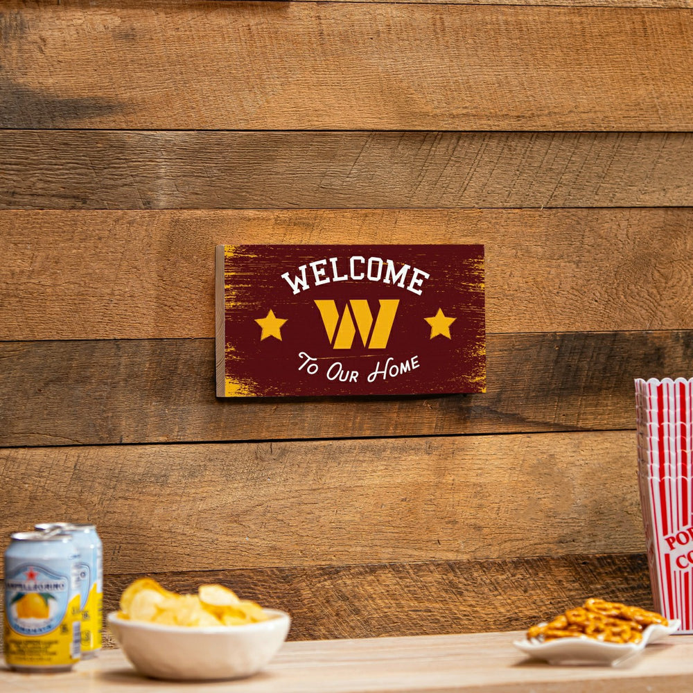 Washington Commanders Wood Wall Sign, 6x11 - NFL Home