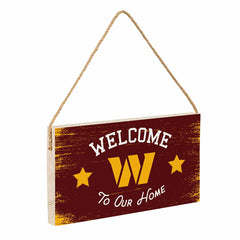 Washington Commanders Wood Wall Sign, 6x11 - NFL Home