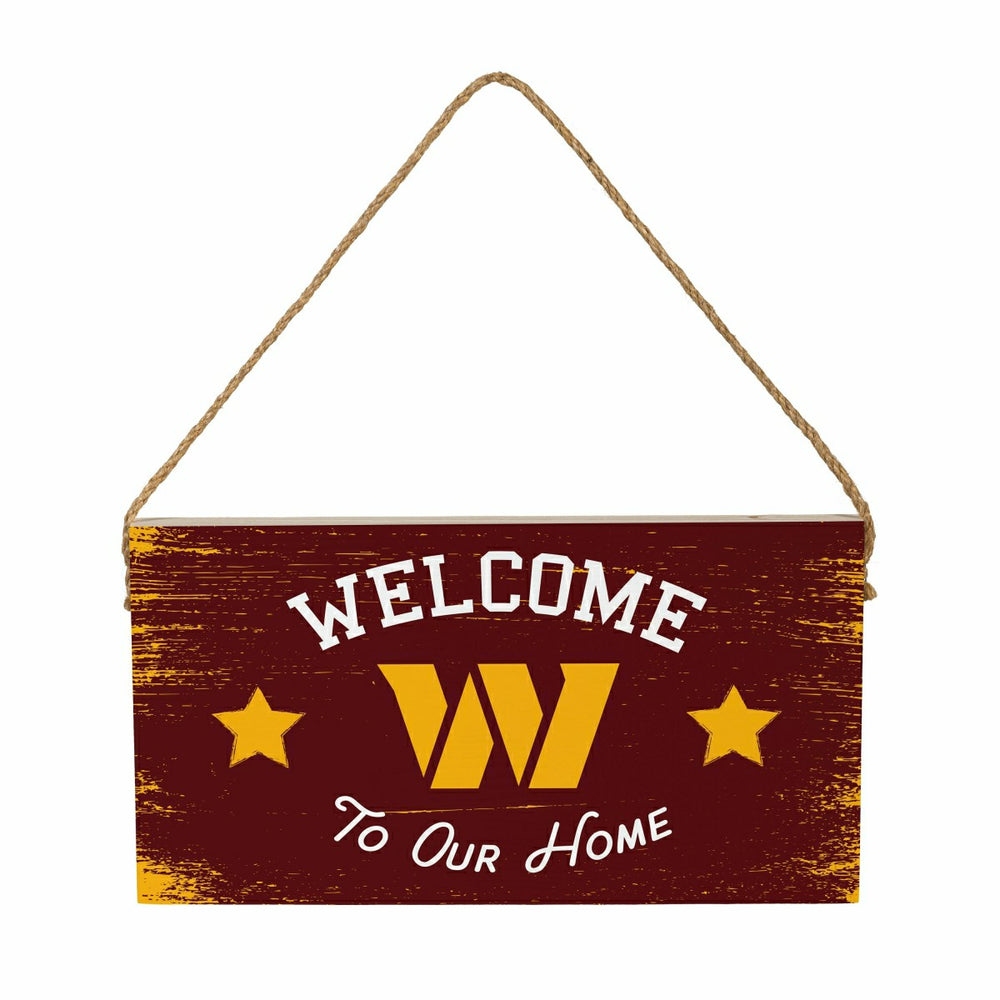 Washington Commanders Wood Wall Sign, 6x11 - NFL Home