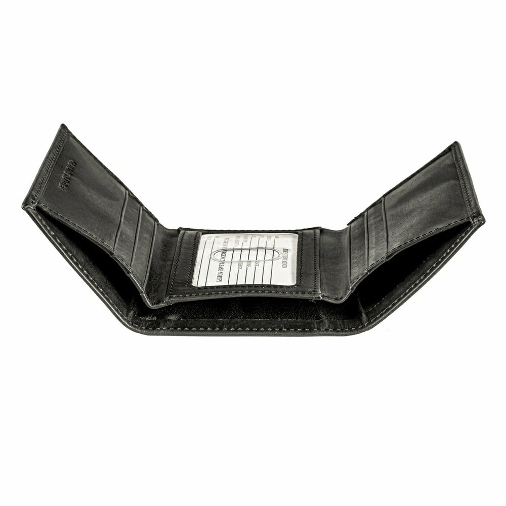 Washington Commanders Black Tri-Fold Embroidered Wallet w/ RFID Blocking - NFL Home