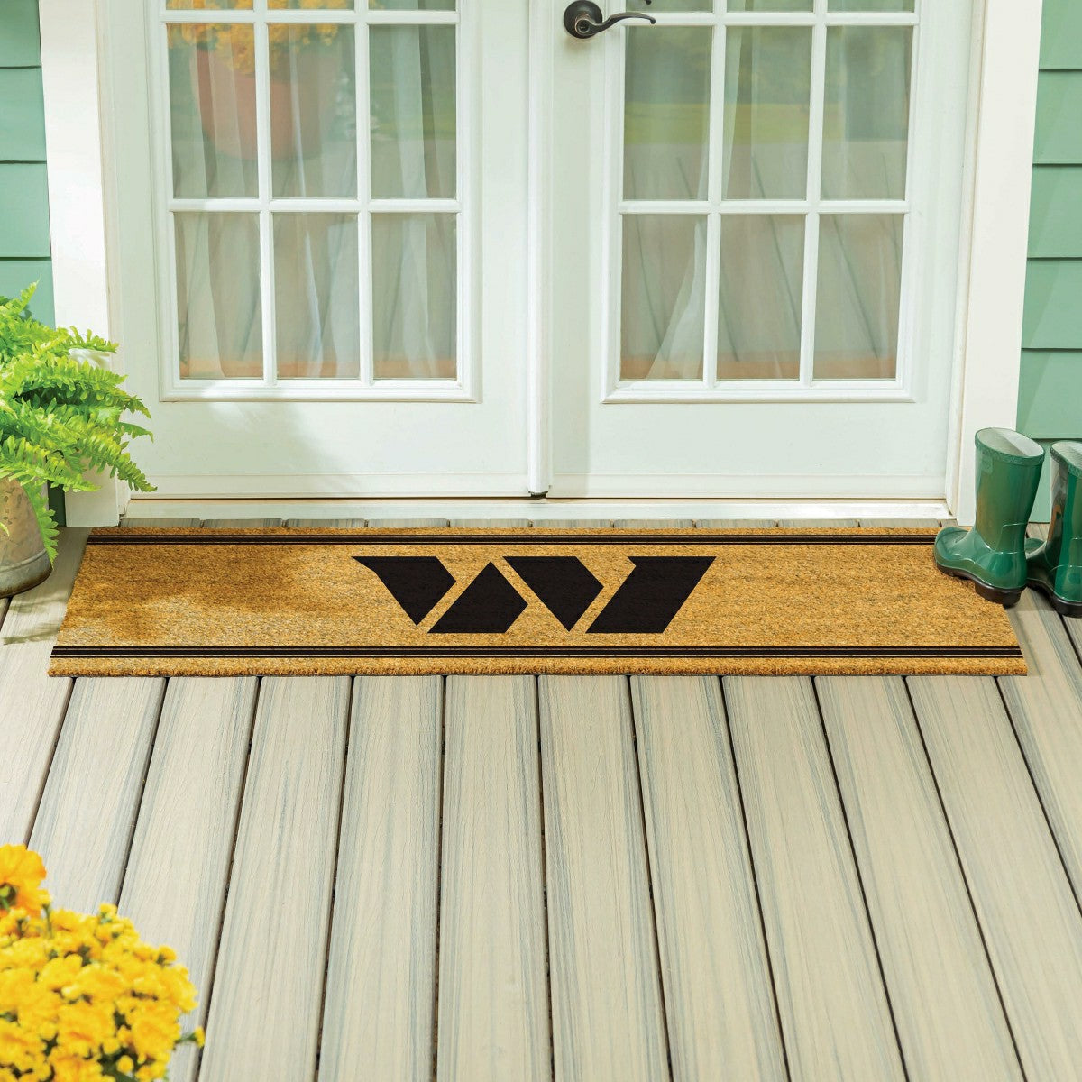 Washington Commanders Extra Large One Color Coir Mat, 60"x24" - NFL