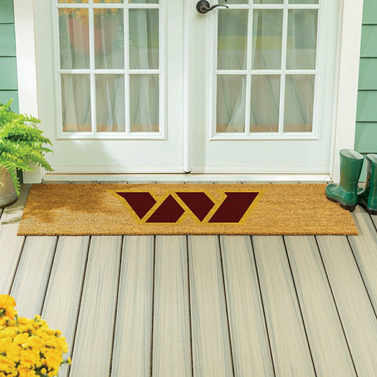 Washington Commanders Extra Large Full Color Coir Mat, 60"x24" - NFL
