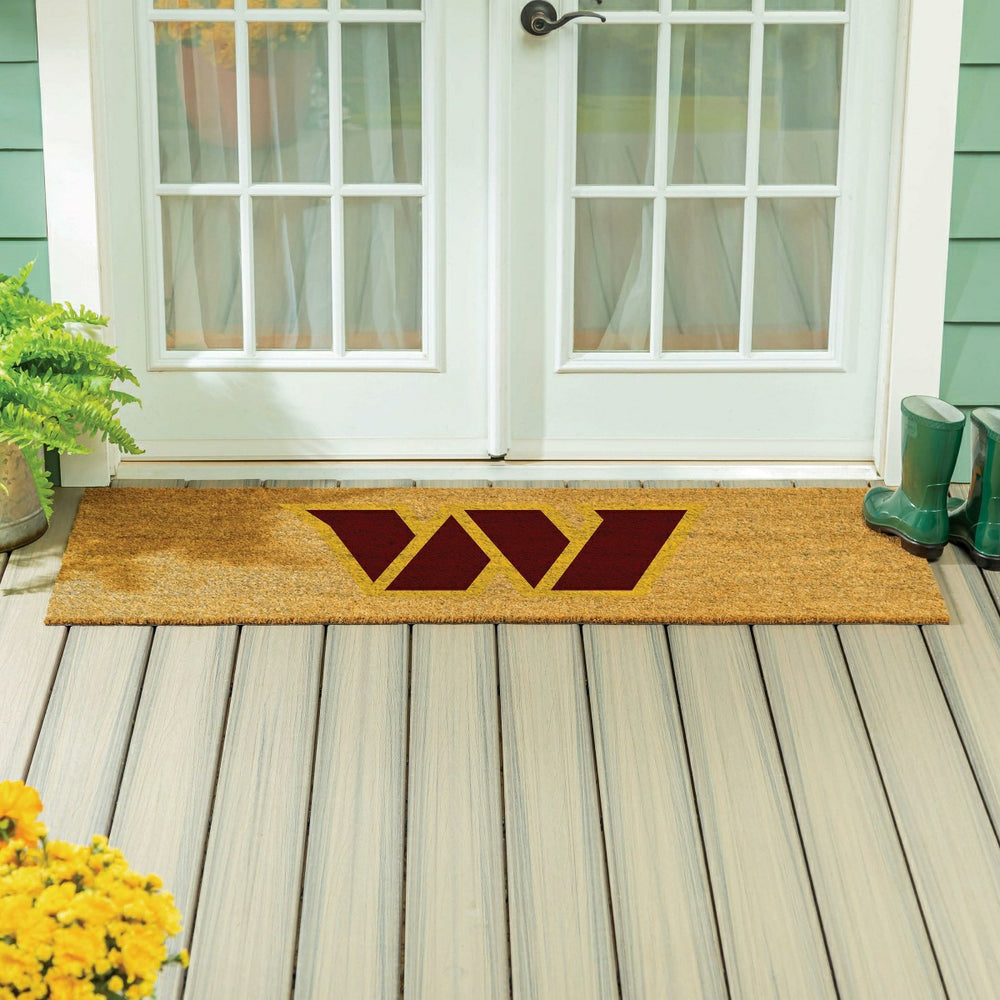 Washington Commanders Extra Large Full Color Coir Mat, 60"x24" - NFL