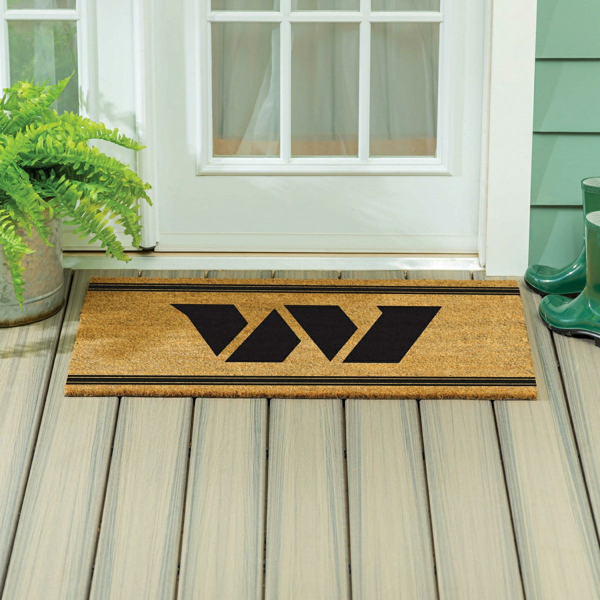 Washington Commanders Large One Color Coir Mat, 36"x24" - NFL