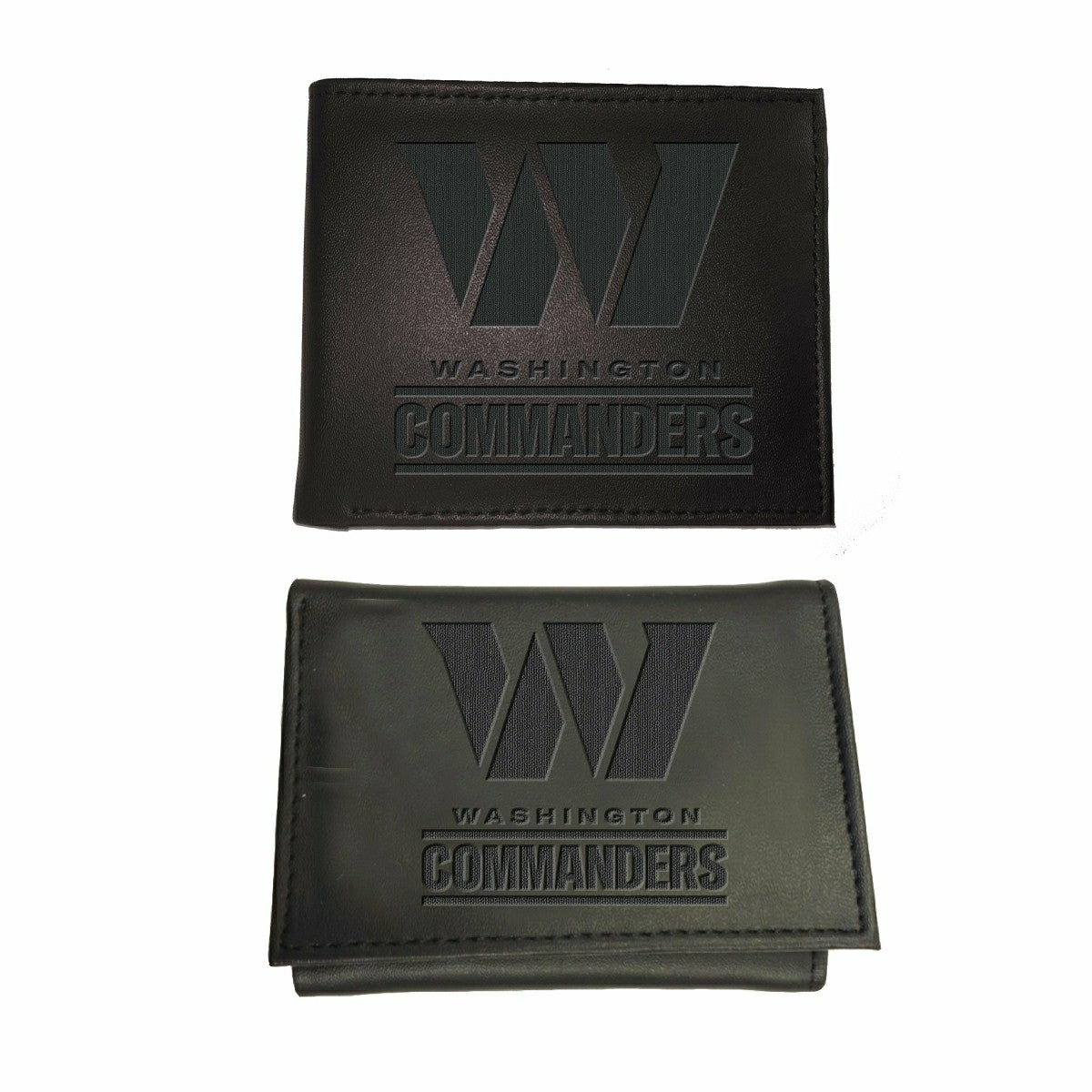 Washington Commanders, Bi-Fold and Tri-Fold Wallet Gift Set, Black - NFL Home