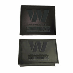 Washington Commanders, Bi-Fold and Tri-Fold Wallet Gift Set, Black - NFL Home