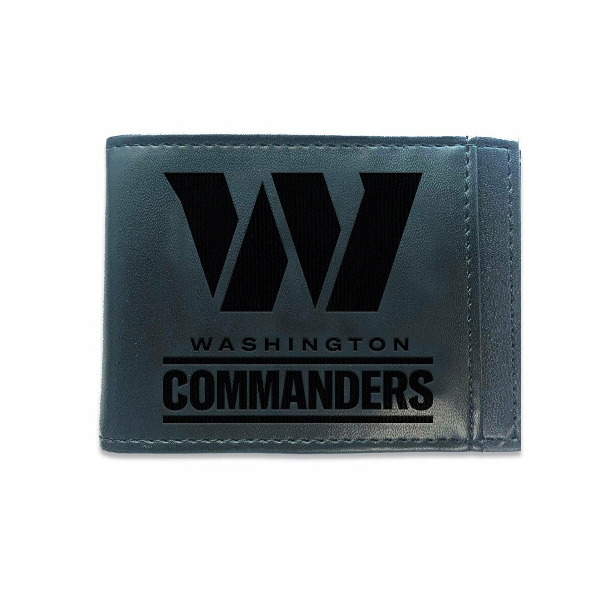 Front Pocket Wallet w/ RFID Blocking, Washington Commanders, Black - NFL Home