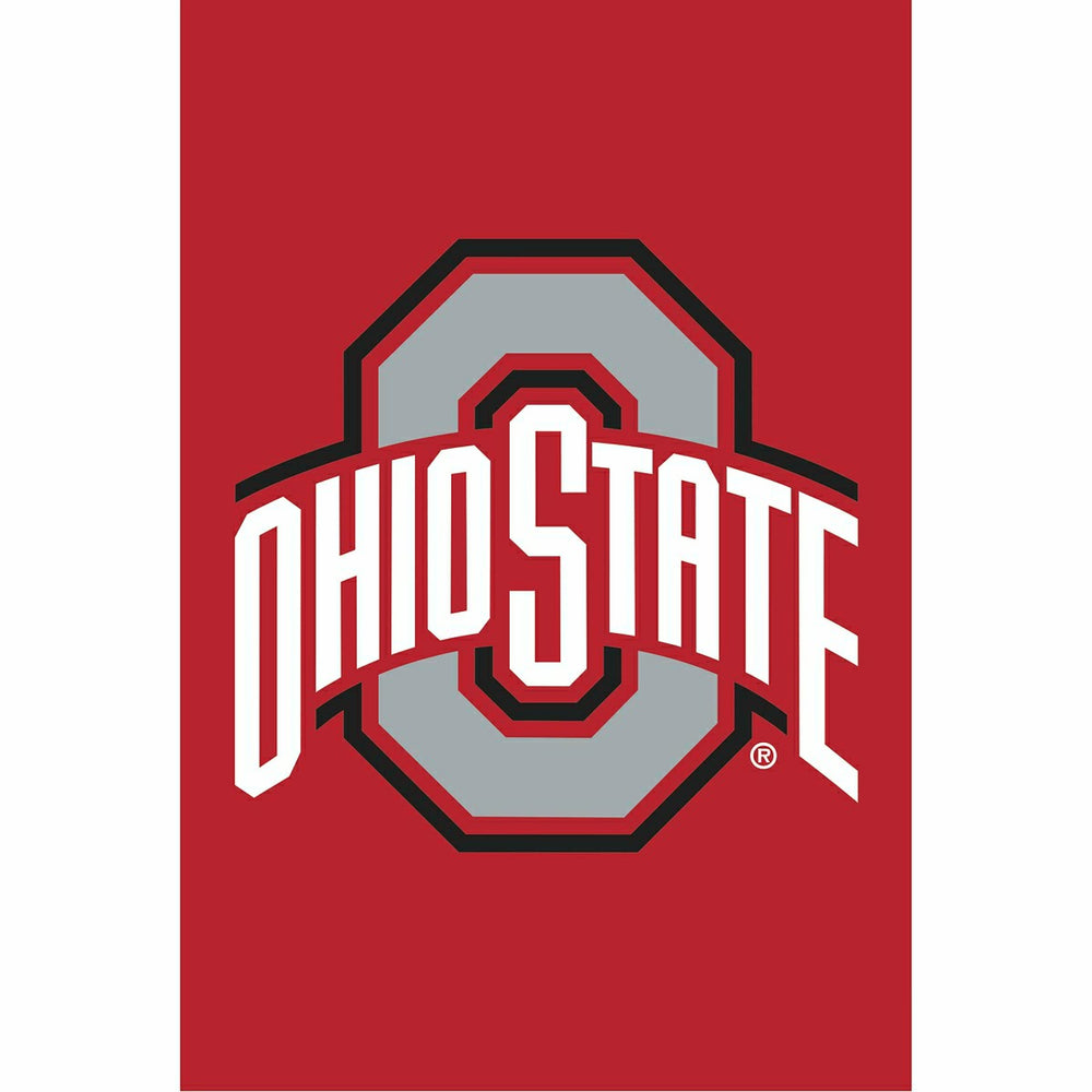 Ohio State University Applique House Flag - Home Collegiate