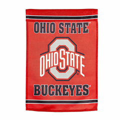Embossed Suede Flag, House Size, Ohio State University - Home Collegiate