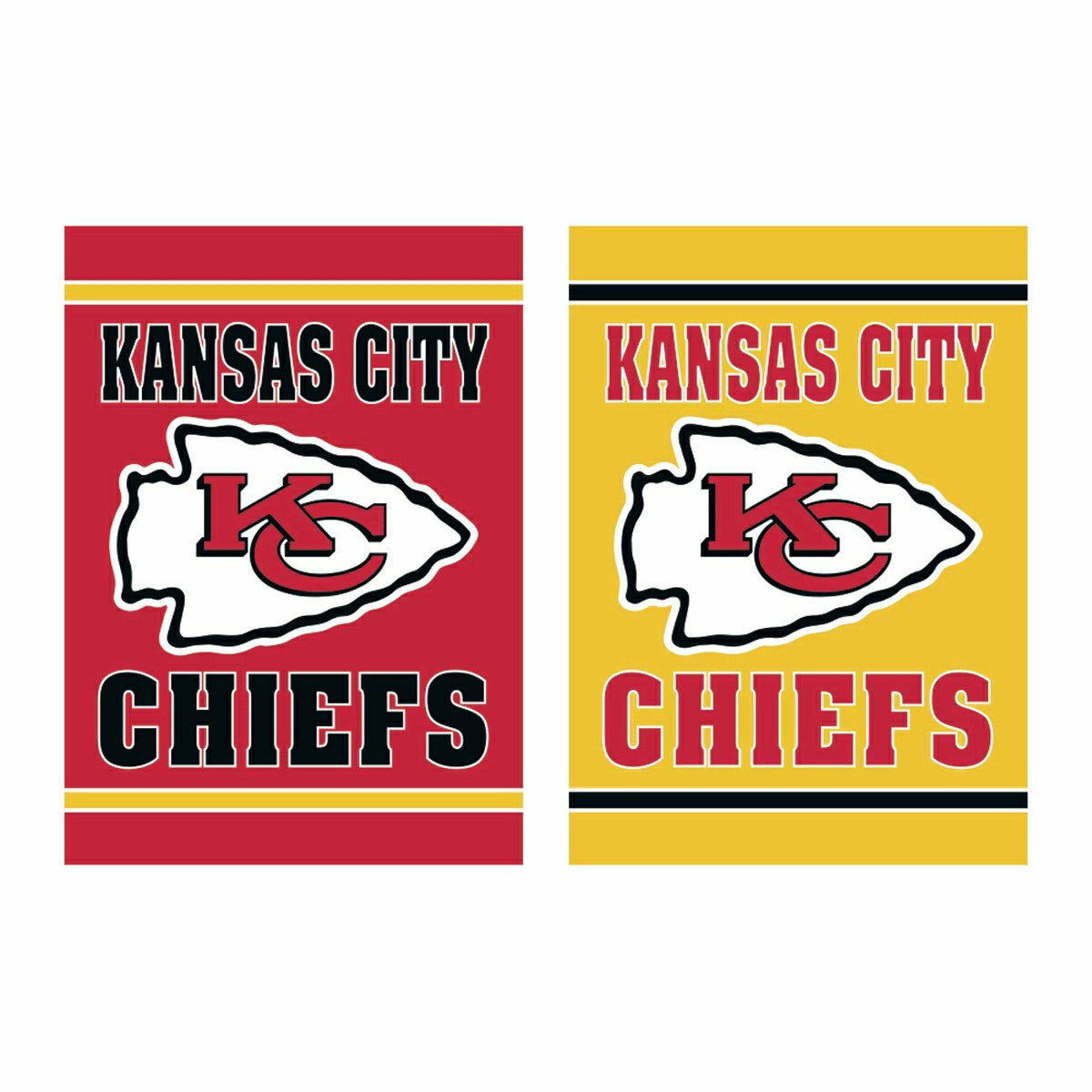 Kansas City Chiefs Embossed Suede House Flag - Home