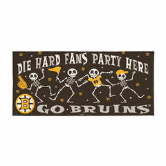 Boston Bruins Flocked Coir Halloween Sassafras Switch Mat, 22"x10" - NHL