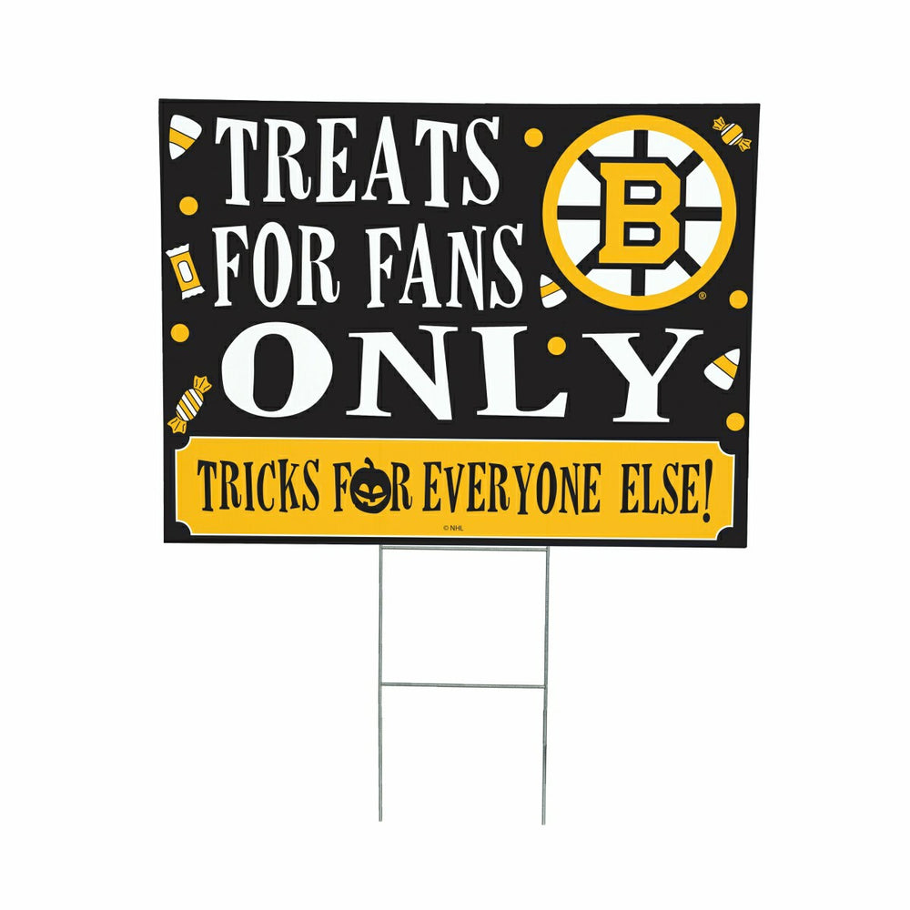Boston Bruins Yard Sign, Halloween Treats for Fans - NHL Home
