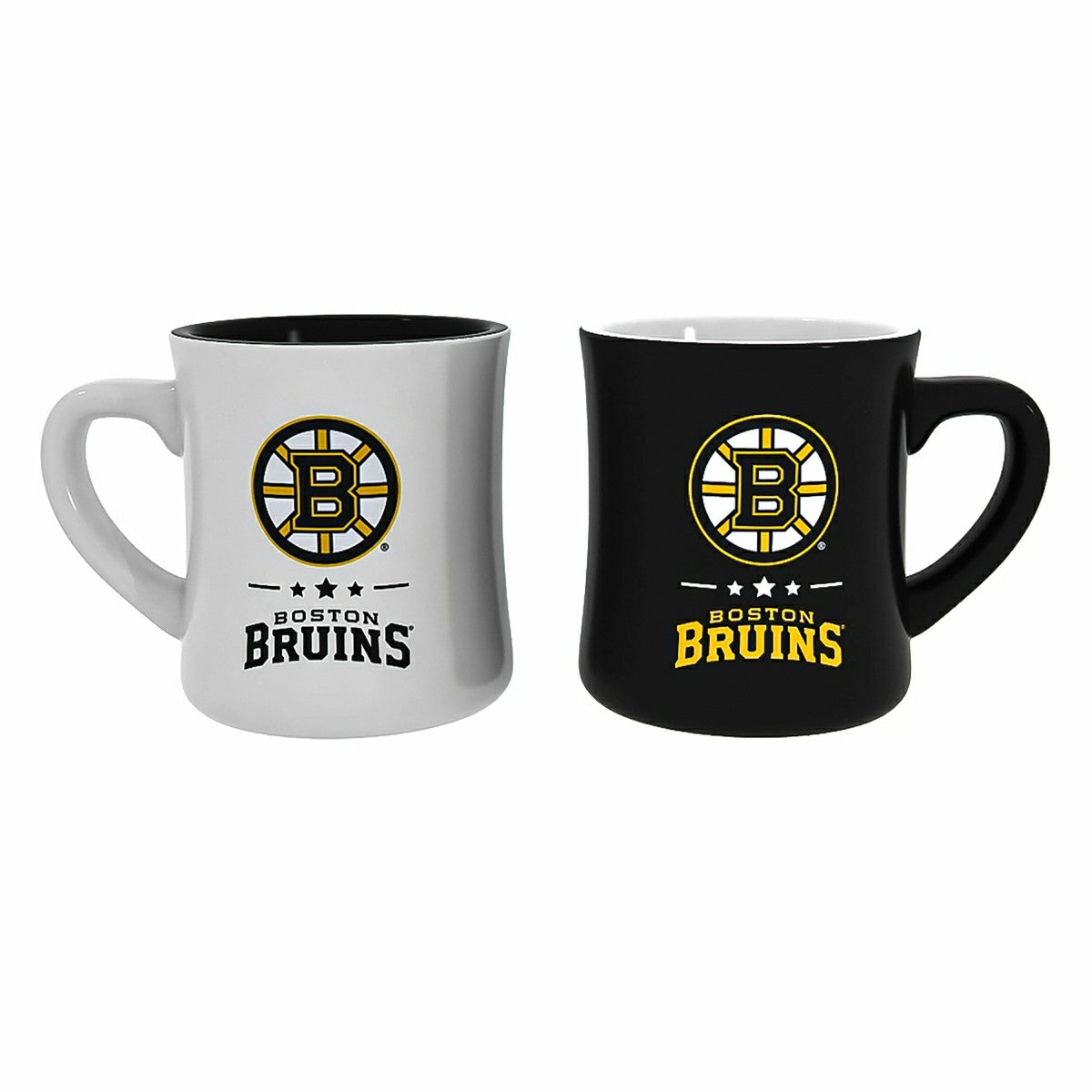 Boston Bruins 10oz Ceramic Cup Set, 2pc - NHL Home