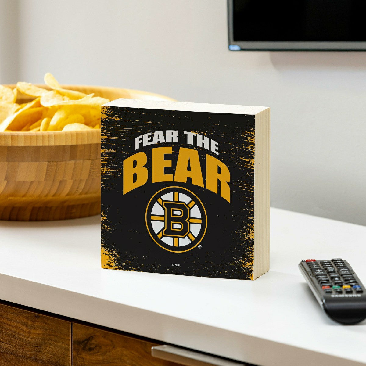 Boston Bruins Plock, Down Home Fans, 6x6 - NHL Home