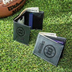 Boston Bruins, Bi-Fold and Tri-Fold Wallet Gift Set, Black - NHL Home