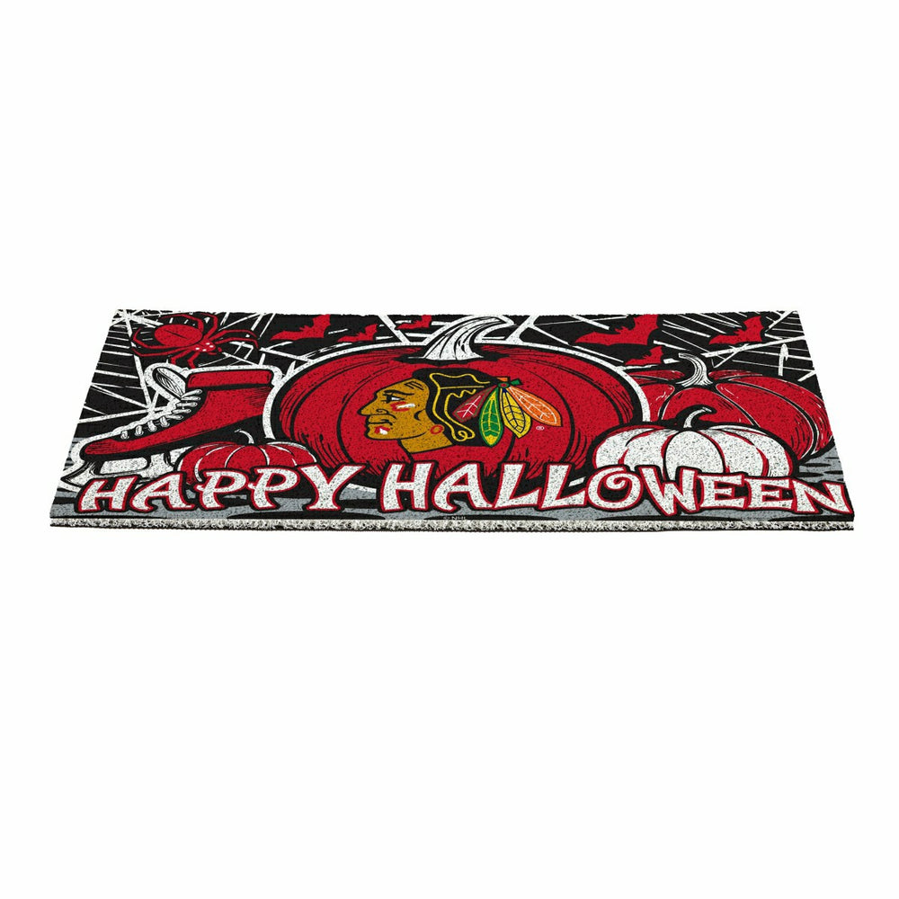 Chicago Blackhawks Halloween PVC Mat, 28"x16" - NHL