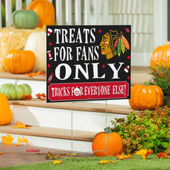 Chicago Blackhawks Yard Sign, Halloween Treats for Fans - NHL Home