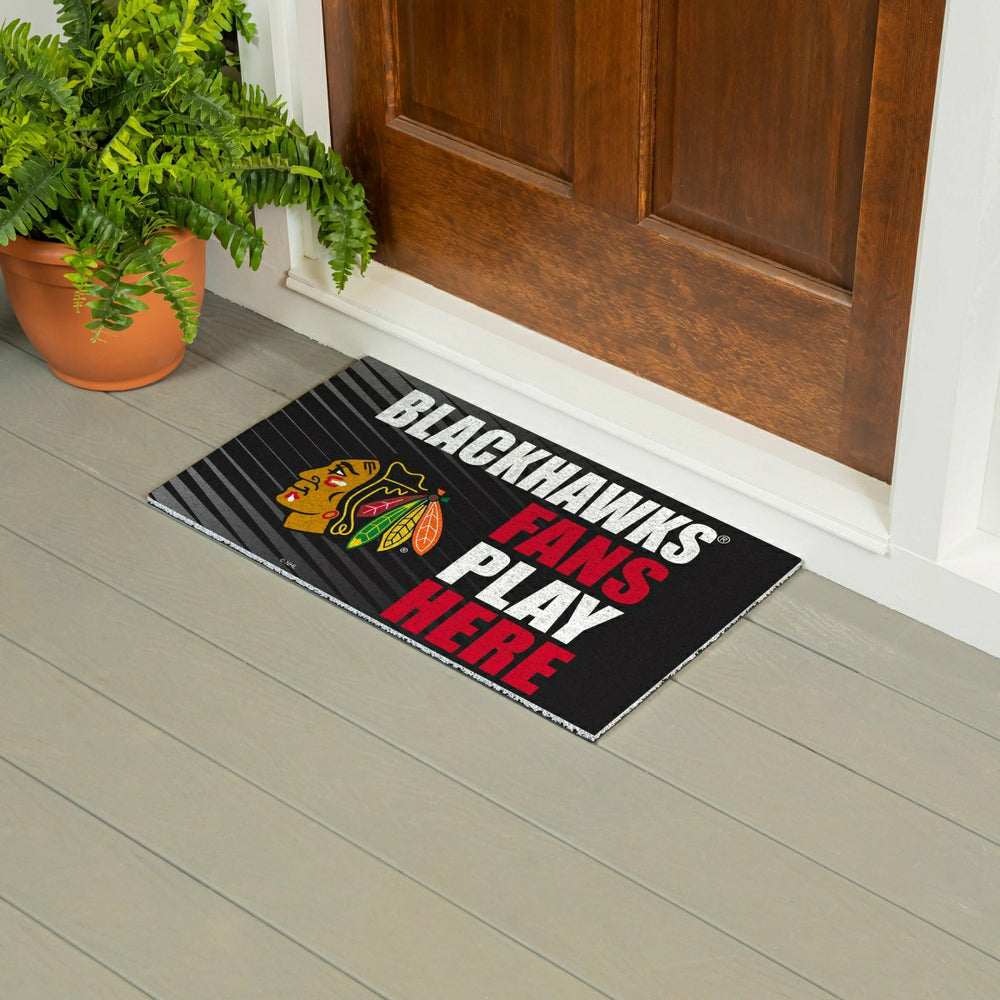 Chicago Blackhawks Fan Mat, 28"x16" - NHL