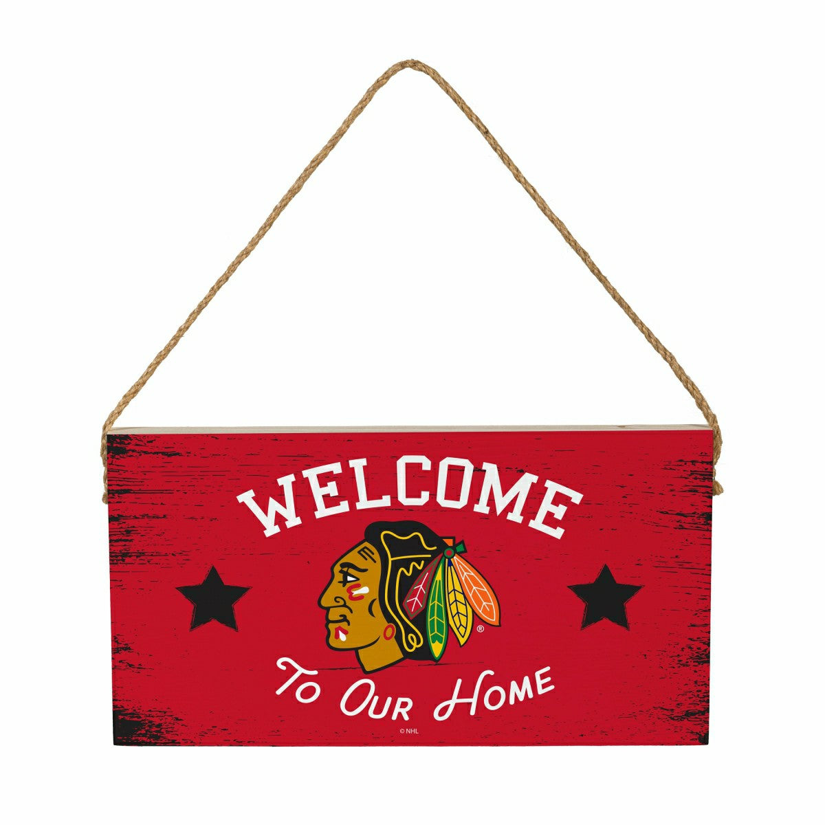 Chicago Blackhawks Wood Wall Sign, 6x11 - NHL Home