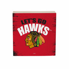 Chicago Blackhawks Plock, Down Home Fans, 6x6 - NHL Home