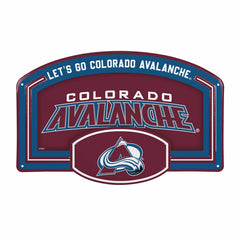 Colorado Avalanche USA Embossed Steel Wall Sign, 11" x 17" - NHL Home