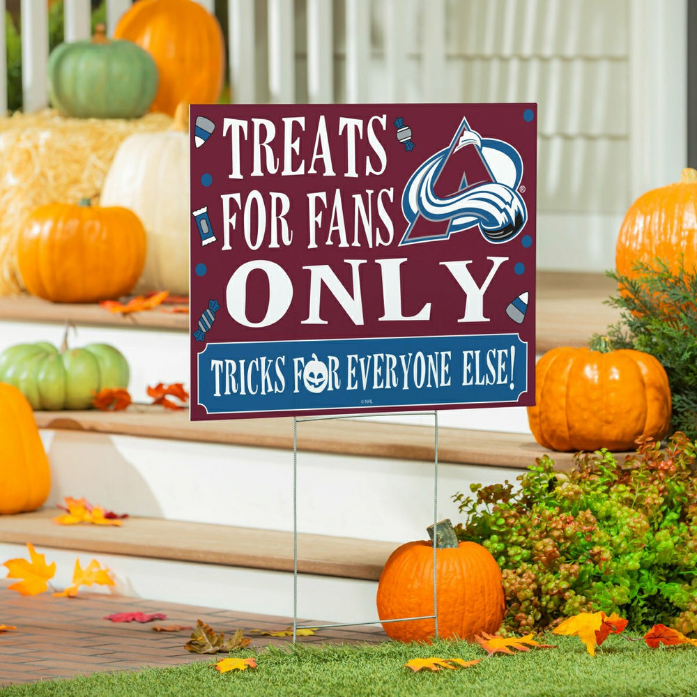 Colorado Avalanche Yard Sign, Halloween Treats for Fans - NHL Home