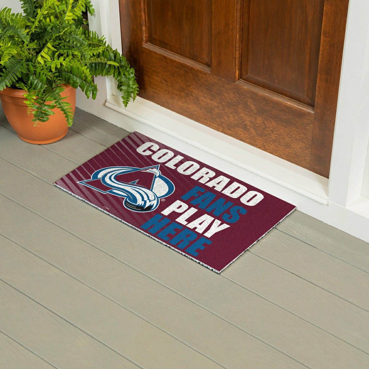 Colorado Avalanche Fan Mat, 28"x16" - NHL