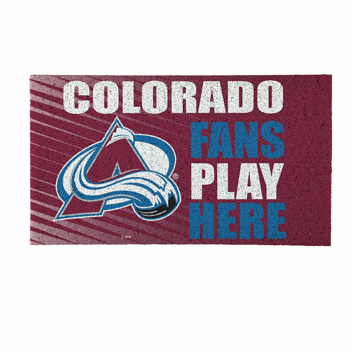 Colorado Avalanche Fan Mat, 28"x16" - NHL