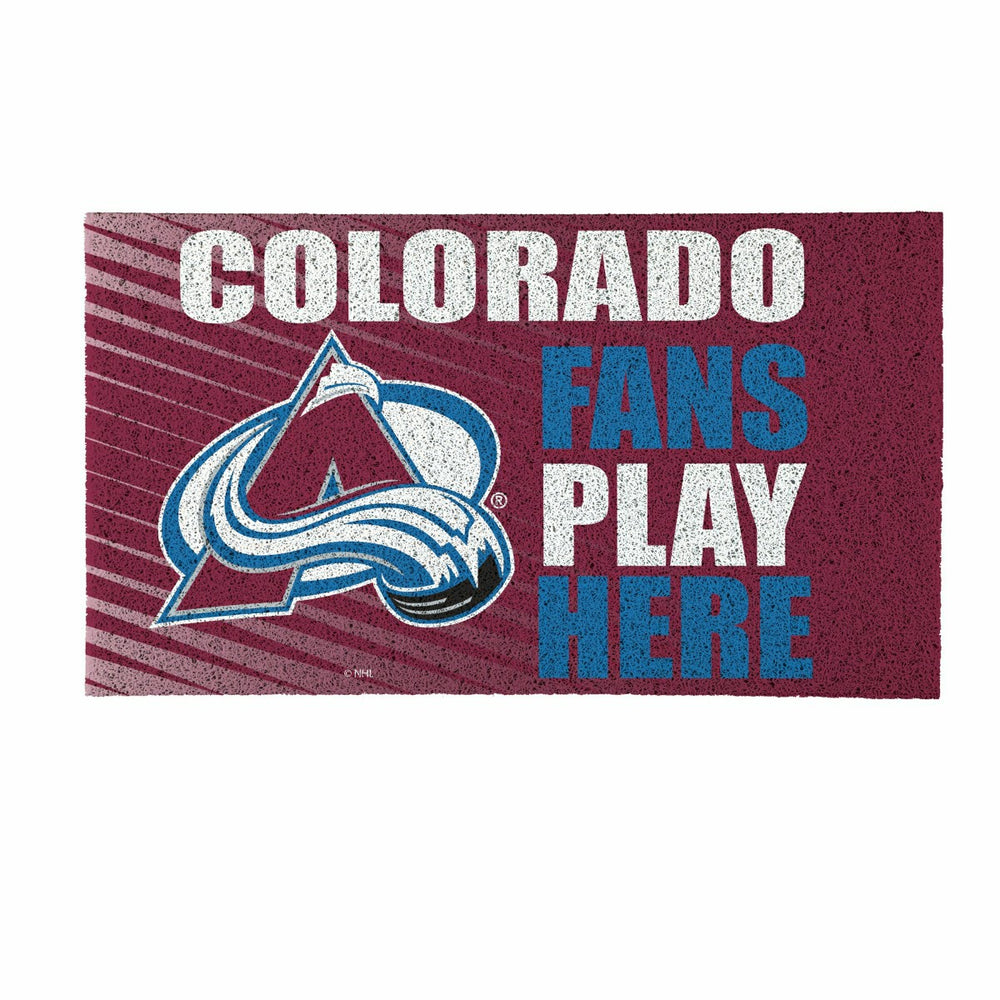 Colorado Avalanche Fan Mat, 28"x16" - NHL