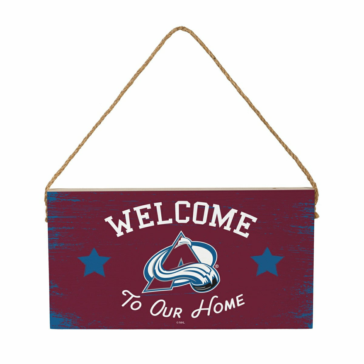 Colorado Avalanche Wood Wall Sign, 6x11 - NHL Home