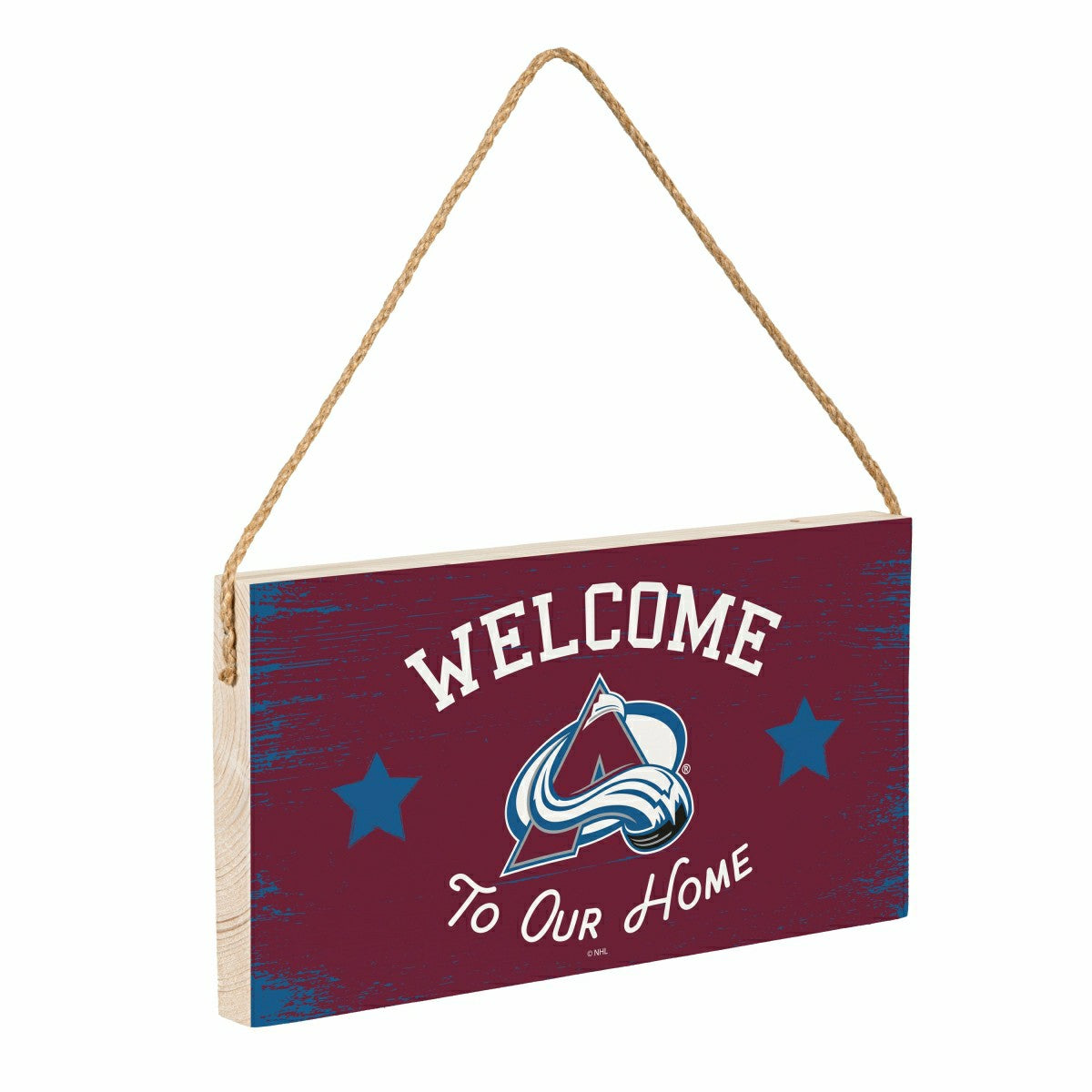 Colorado Avalanche Wood Wall Sign, 6x11 - NHL Home