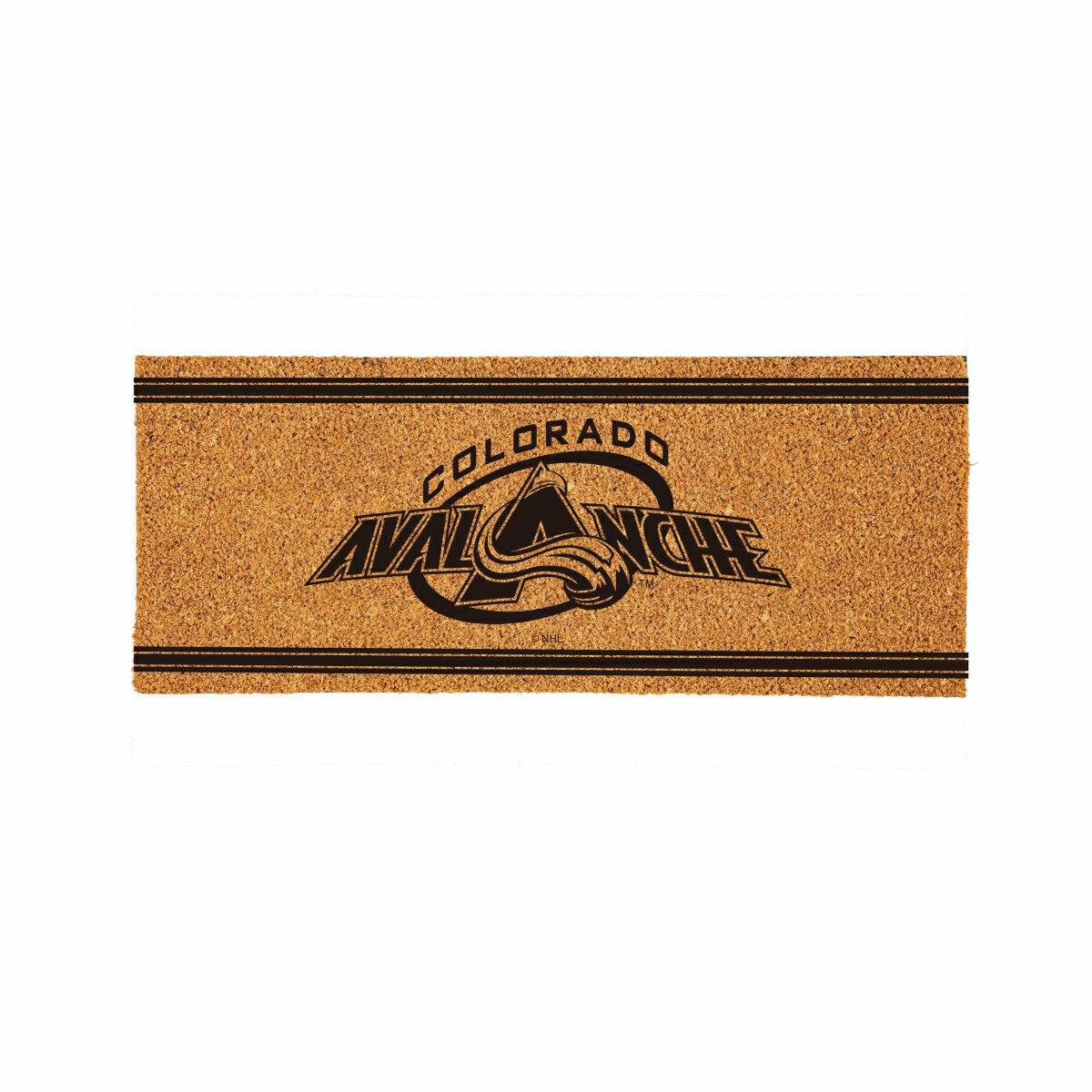 Colorado Avalanche Extra Large One Color Coir Mat, 60"x24" - NHL