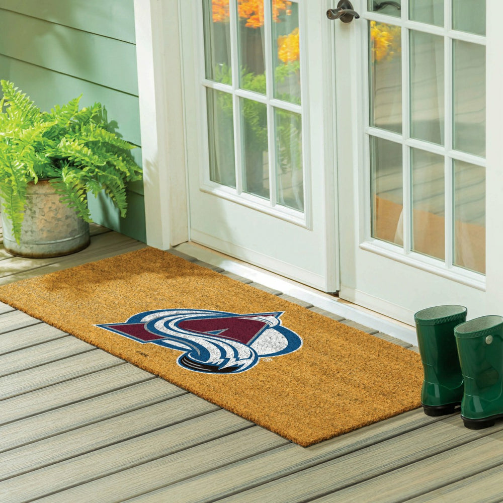 Colorado Avalanche Extra Large Full Color Coir Mat, 60"x24" - NHL