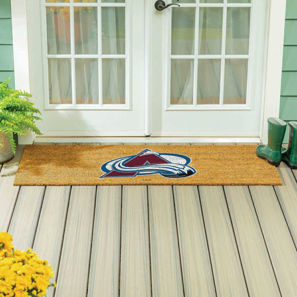 Colorado Avalanche Extra Large Full Color Coir Mat, 60"x24" - NHL