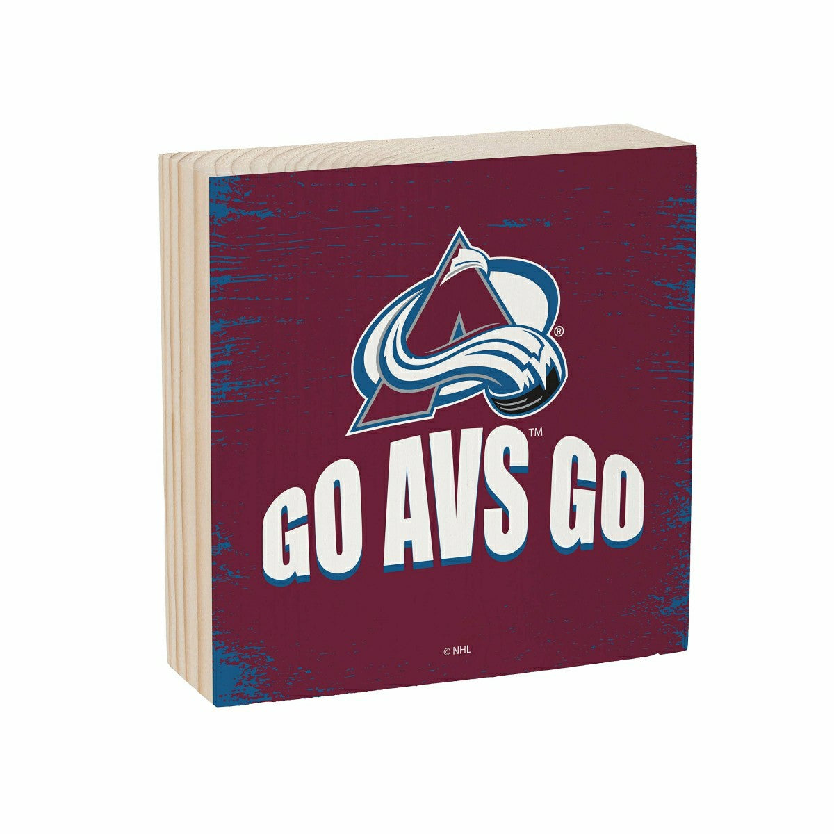 Colorado Avalanche Plock, Down Home Fans, 6x6 - NHL Home