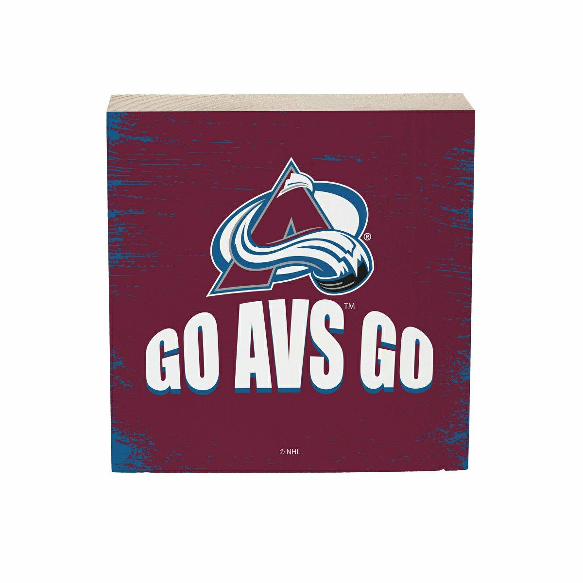 Colorado Avalanche Plock, Down Home Fans, 6x6 - NHL Home