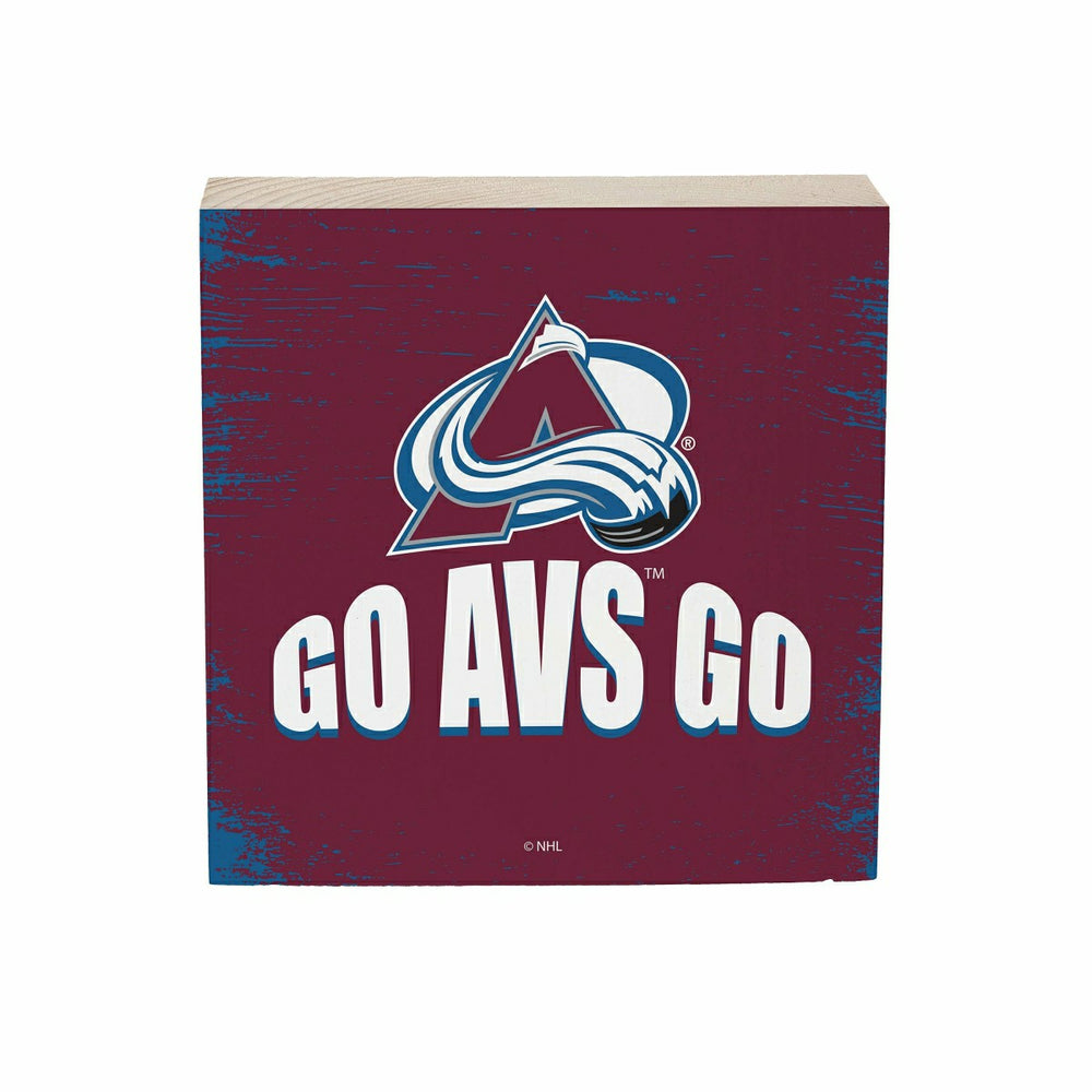 Colorado Avalanche Plock, Down Home Fans, 6x6 - NHL Home