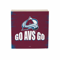 Colorado Avalanche Plock, Down Home Fans, 6x6 - NHL Home