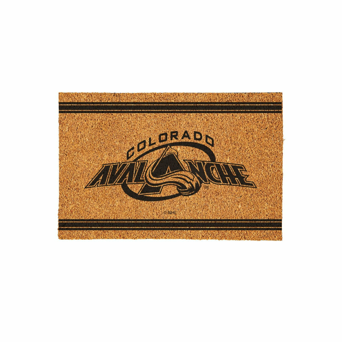 Colorado Avalanche Large One Color Coir Mat, 36"x24" - NHL
