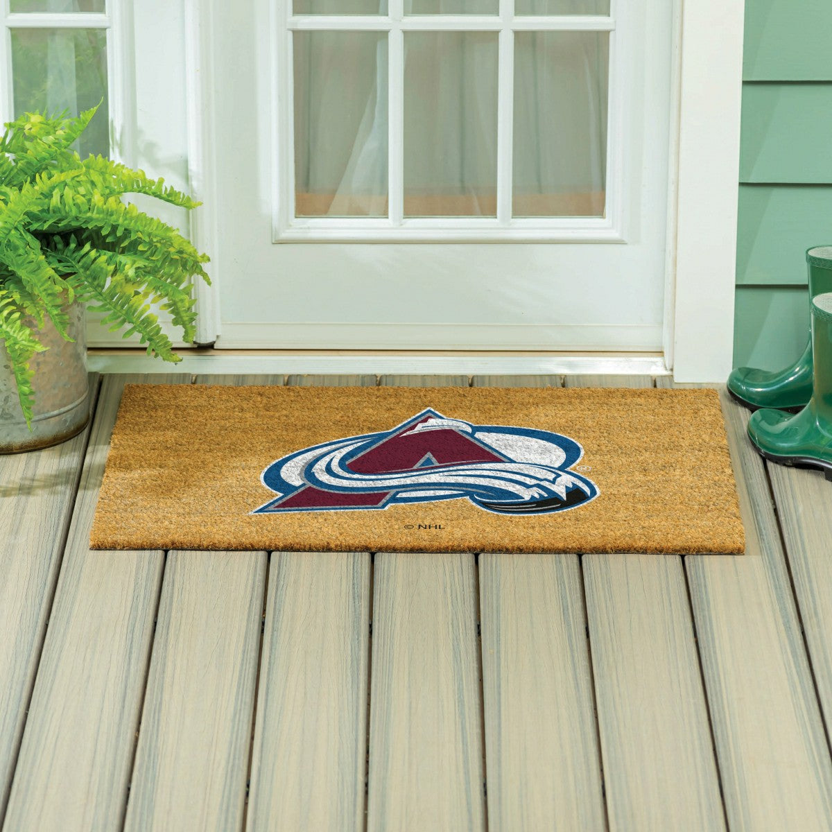 Colorado Avalanche Large Full Color Coir Mat, 36"x24" - NHL