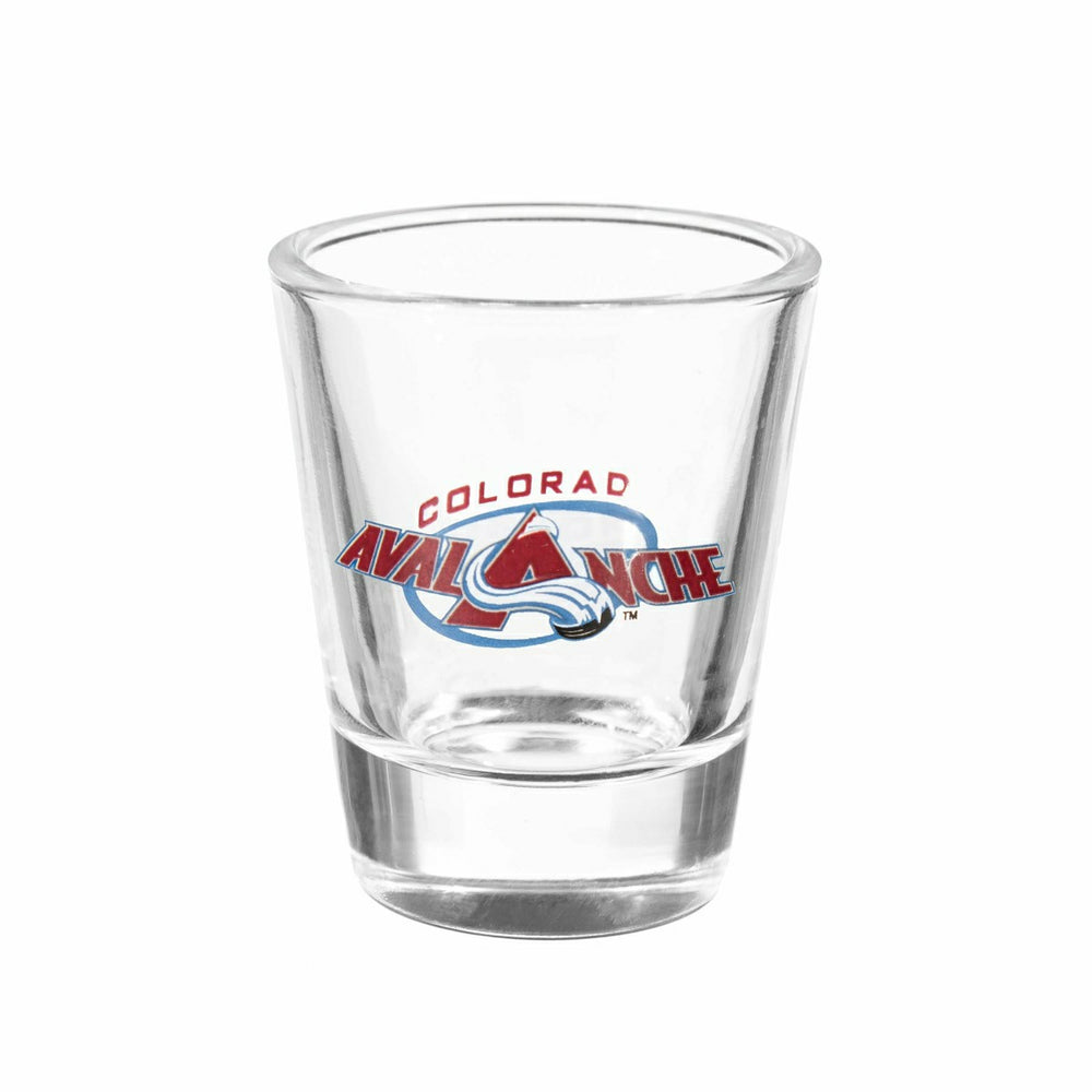Colorado Avalanche 4-Piece Ceramic and Glass 2oz. Shot Glass Set - NHL Home