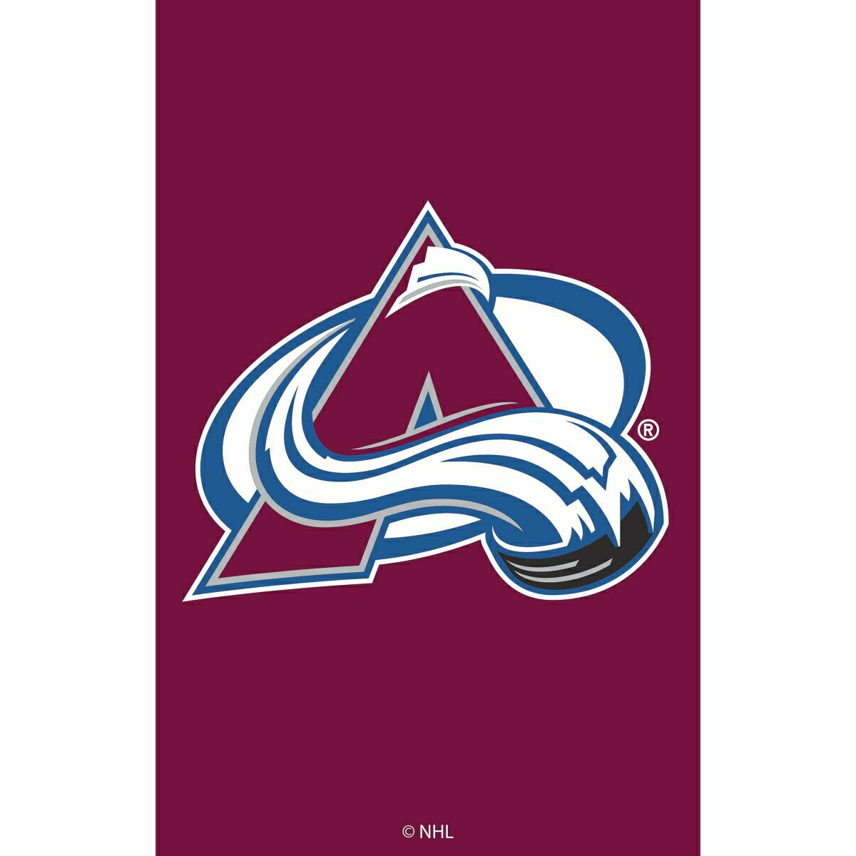 Colorado Avalanche Applique Garden Flag - NHL