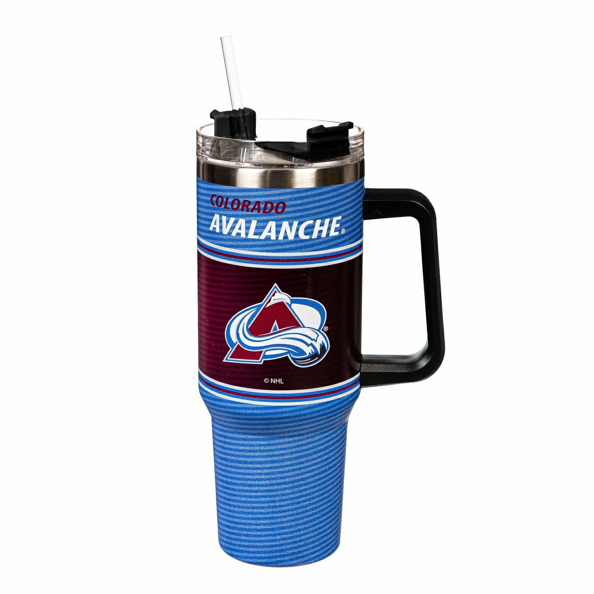 40oz Stainless Steel Canyon Cup w/ Straw, Colorado Avalanche - NHL Home