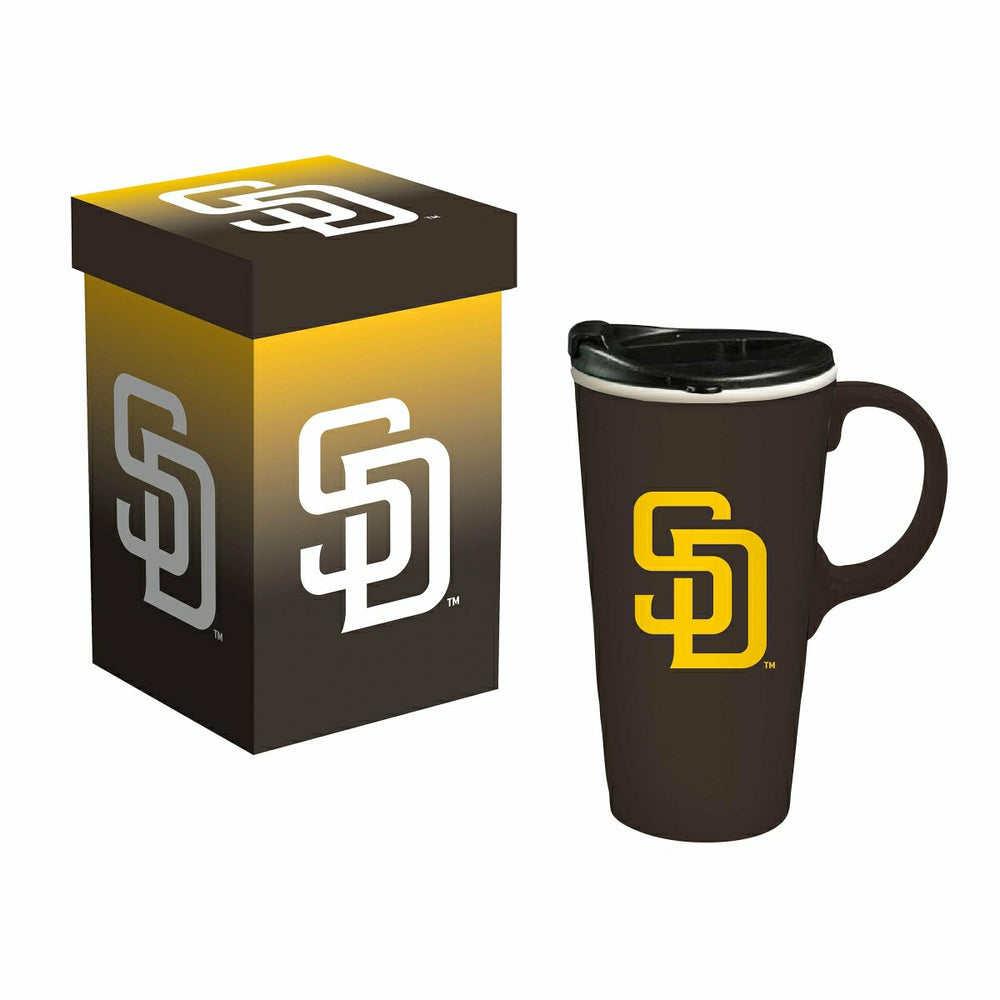 San Diego Boxed Travel Latte Cup, 17oz - Home MLB