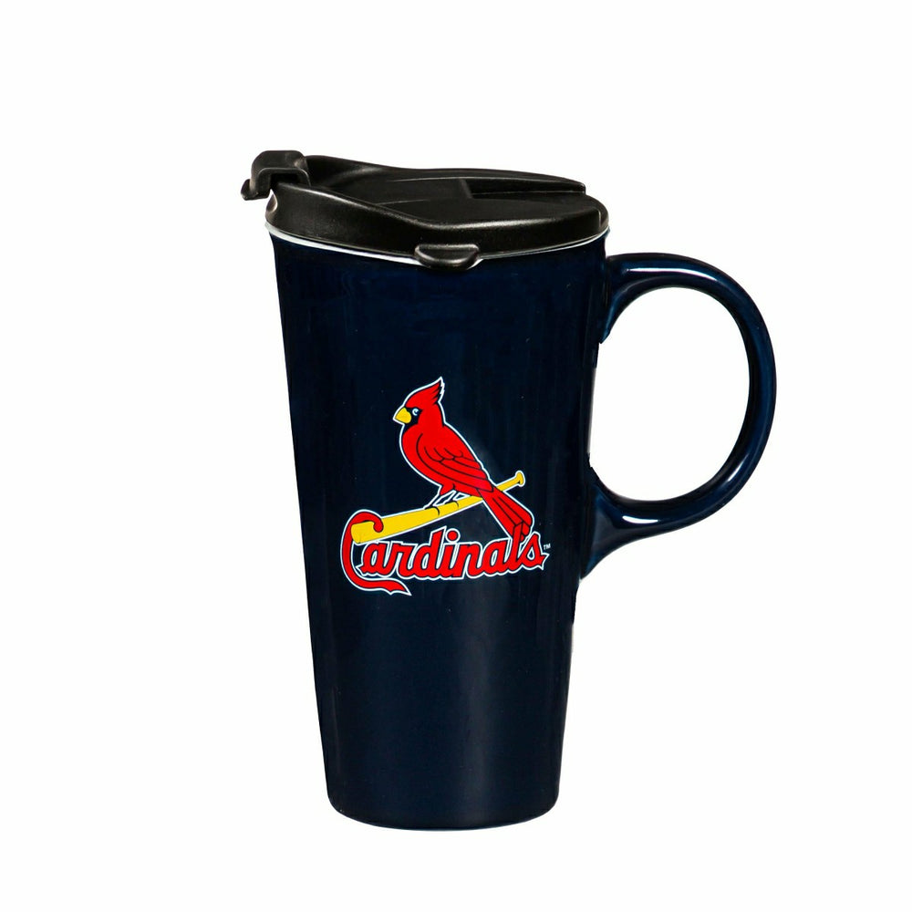 St Louis Boxed Travel Latte Cup, 17oz - Home MLB