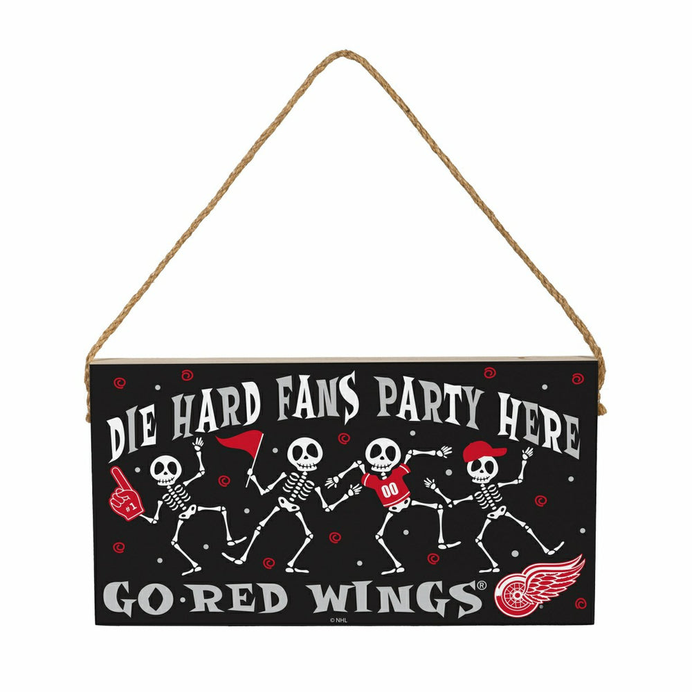 Detroit Red Wings Halloween Wood Wall Sign, 6x11 - NHL Home