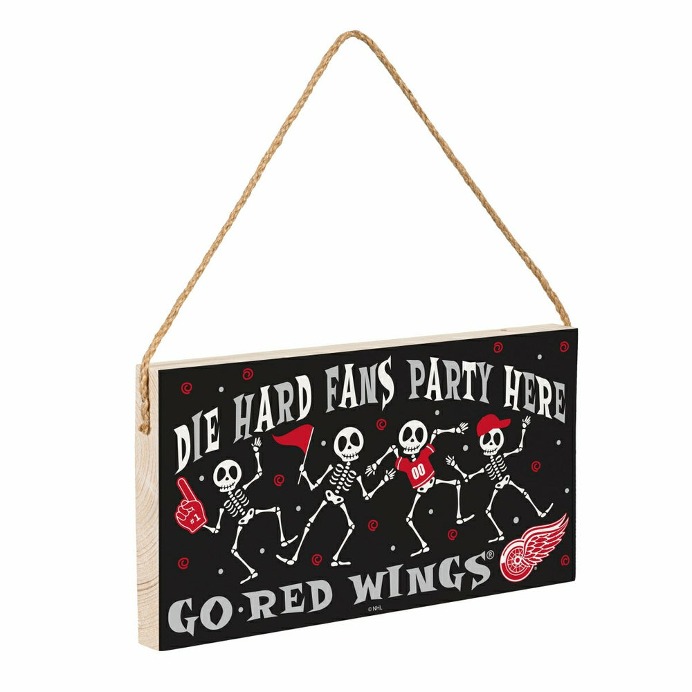 Detroit Red Wings Halloween Wood Wall Sign, 6x11 - NHL Home