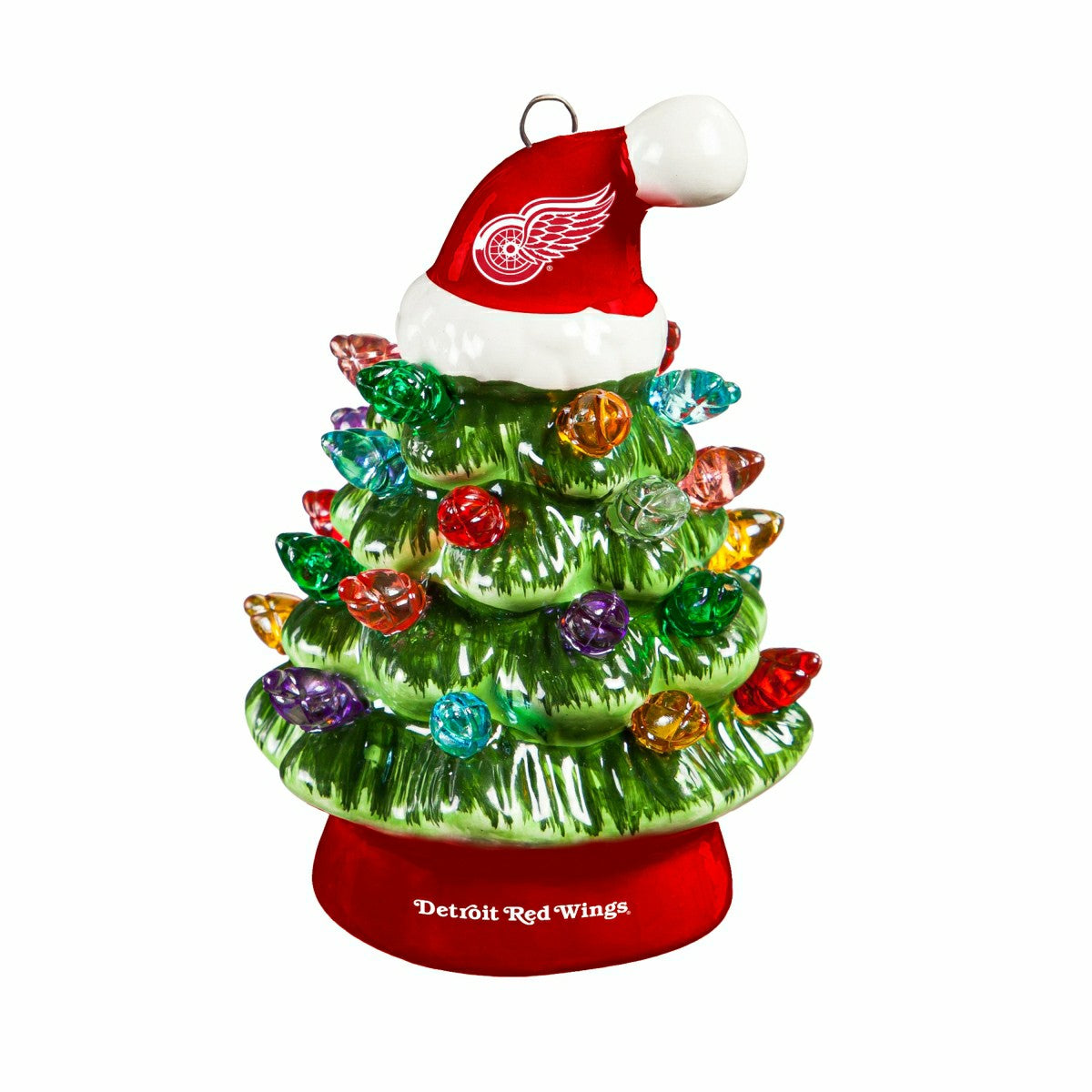4" Mini LED Tabletop Christmas Tree, Set of 2, Detroit Red Wings - NHL Home