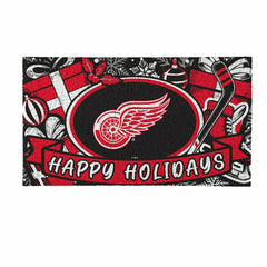 Detroit Red Wings Holiday PVC Mat, 28"x16" - NHL