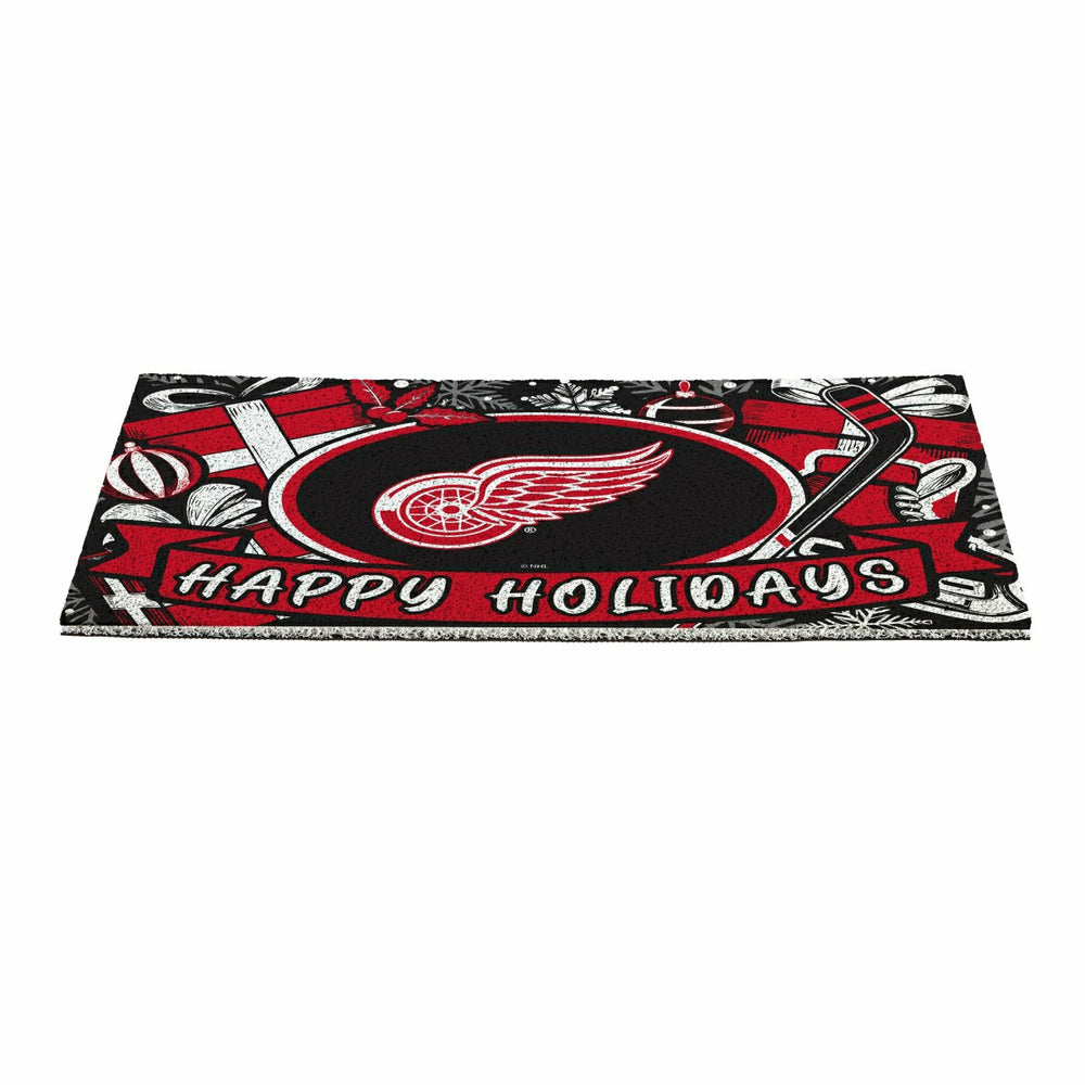 Detroit Red Wings Holiday PVC Mat, 28"x16" - NHL
